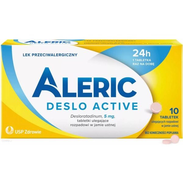 Aleric Deslo Active relieves the symptoms associated with allergic rhinitis.