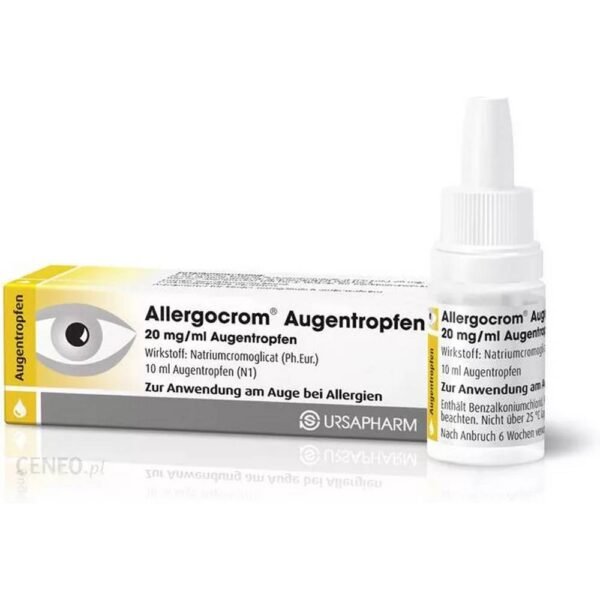 Allergokrom is a drug for use in chronic and acute conjunctivitis.
