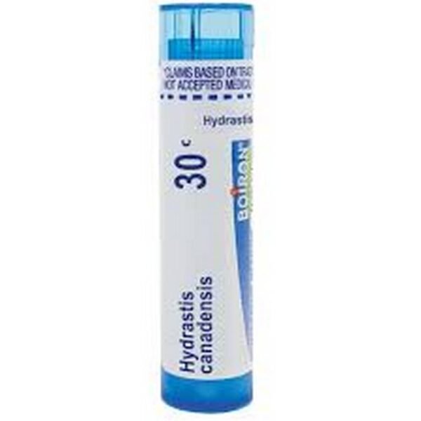 Boiron Hydrastis Canadensis 15C Médicament homéopathique pour goutte post-nasale - 80 pastilles